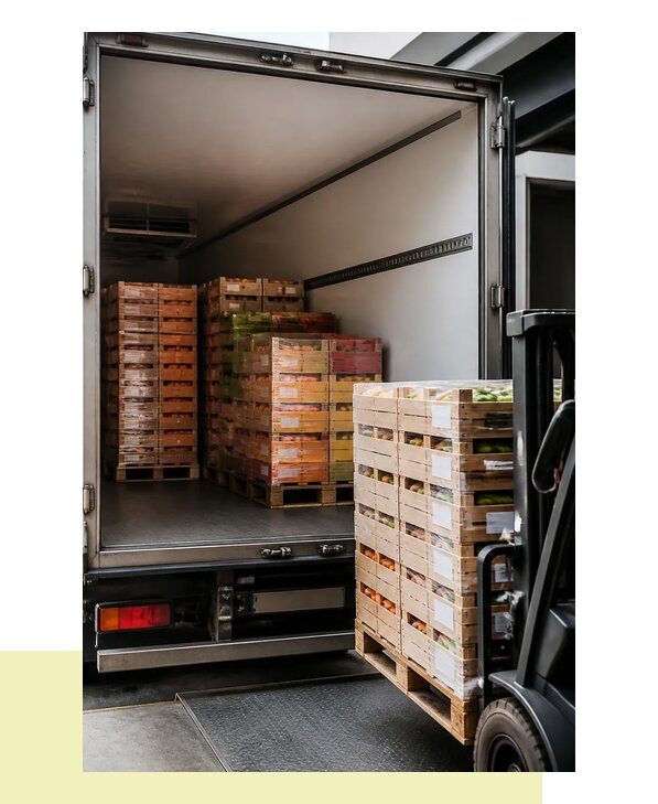Перевозка сельхозпродукции на паллетах с доставкой в Северск